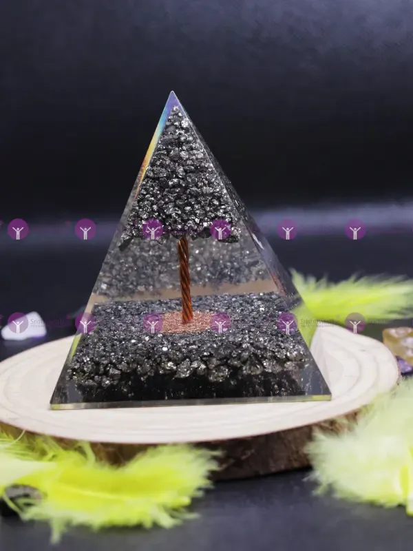 Pyrite Orgone Pyramid