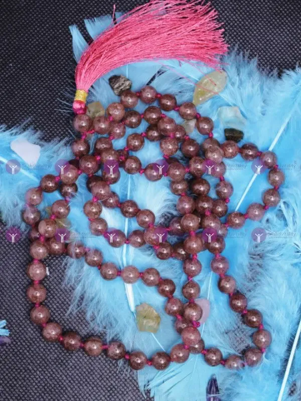 Strawberry Quartz Japa Mala