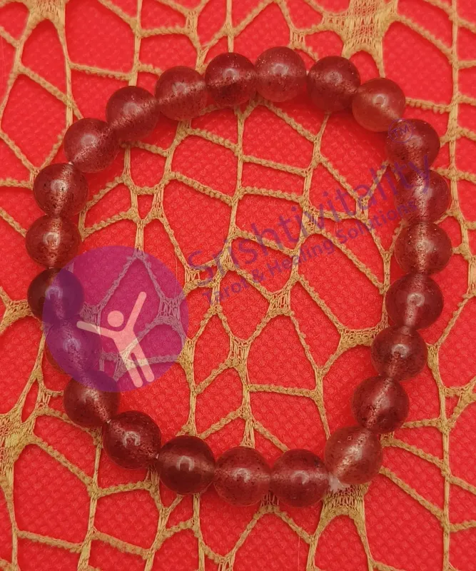 Strawberry Quartz Bracelet