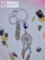 Evil Eye Dreamcatcher Keychain