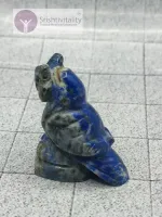 Lapis Lazuli Owl Carving