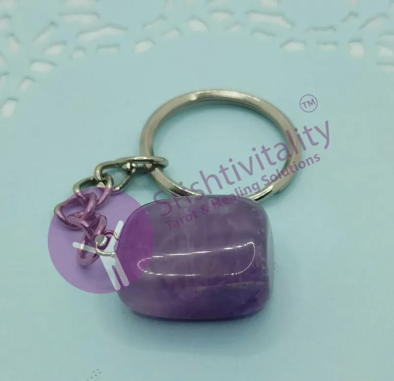 Amethyst Keychain