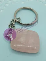 Rose Quartz Keychain