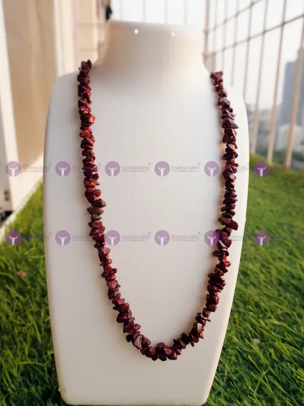 Red Jasper Chips Mala