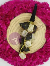 Black Tourmaline & Selenite Hanging