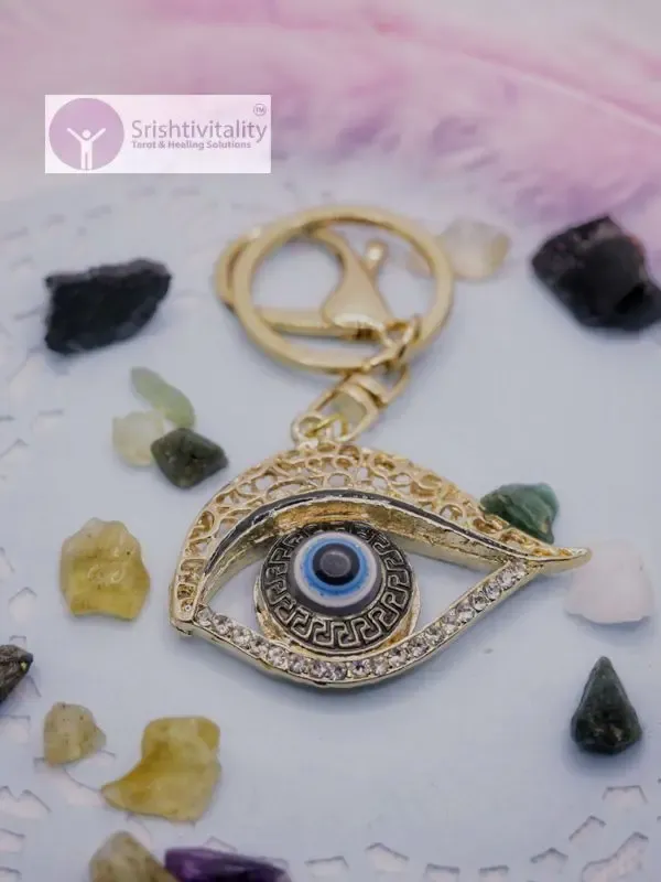 Evil Eye Golden Eye Keychain