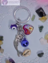 Evil Eye Mermaid Keychain